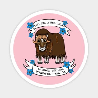 Beautiful Musk Ox Magnet